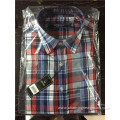 Cotton classic print check shirt for men